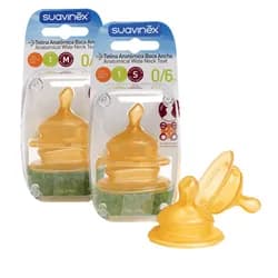 Suavinéx anatomické savičky 2ks latex - vel.S 0-6m
