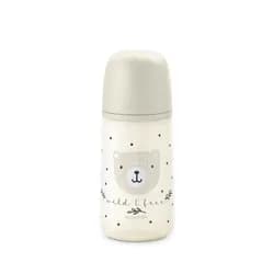 Suavinex Kojenecká láhev 270 ml M WILD & FREE - krémová