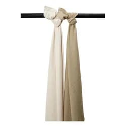 Meyco Mušelínové pleny 2-balení Soft sand/taupe