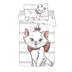 Jerry Fabrics Povlečení do postýlky 100x135 + 40x60 cm - Marie Cat "Bow"