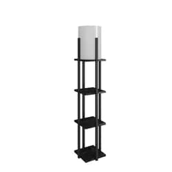 Opviq Stojací lampa Nora I černá