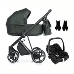 Roan Ivi + Maxi-Cosi Cabriofix i-Size vč. adaptérů - Black Forest