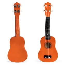 ECOTOYS Dětské ukulele ZOE hnědé