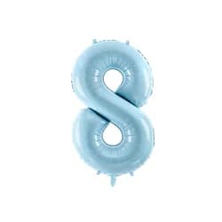 PCo Balónek fóliový "8" - modrá