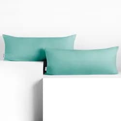 DecoKing Povlaky na polštáře Amber světle tyrkysové, velikost 40x145*2
