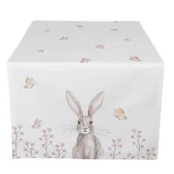 Velikonoční dekorace Králík malující květinu - 15*15*15 cm Clayre & Eef