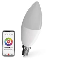 EMOS Chytrá LED žárovka GoSmart E14 4,8W 230V Wi-Fi RGB stmívatelná