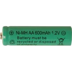 Sada 2 dobíjecí baterie AA 1,2V 600mAh Star Trading