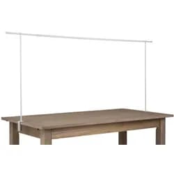 Šedá dekorace Santa s holí a panenkou - 12*9*21 cm Clayre & Eef
