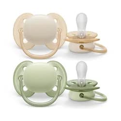 Philips AVENT Šidítko Ultrasoft Premium neutral 0-6m 2ks - chlapec