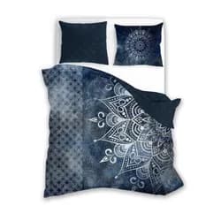 Faro Povlečení ze saténové bavlny Pure Sateen 140x200 cm modré