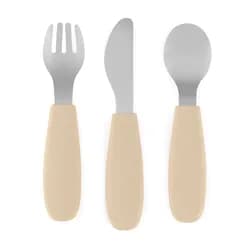 PETITE&MARS Sada příborů s nerezové oceli Take&Match Desert Sand 12m+ - PETITE&MARS Sada příborů s nerezové oceli Take&Match Desert Sand 12m+