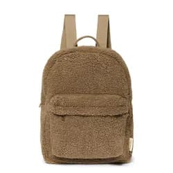 Studio Noos Teddy Midi batůžek s přední kapsou Brown