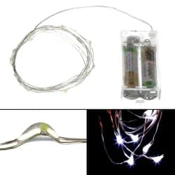 Autronic Řetěz s LED světýlky s časovačem LED2025 WT