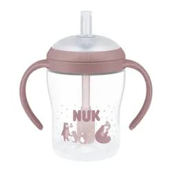 NUK Perfect Match lahvička na učení s brčkem BEAR 150 ml