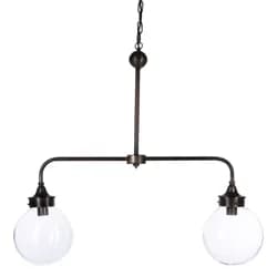 Atmosphera Stropní svítidlo s kovu a skla, 103x25x193 cm průhledný 145138