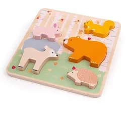 Bigjigs Toys Dřevěné puzzle ANIMALS