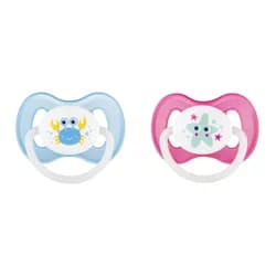 Canpol babies Dudlík svítící kaučukový třešinka 6-18m LOVE&SEA