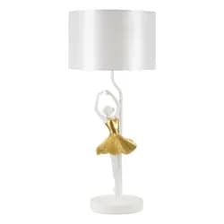 Mauro Ferretti Stolní lampa Dancer 64 cm bílo-zlatá