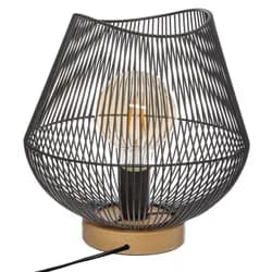 ATMOSPHERA Drátěná stolní lampa Jena 28 cm černá