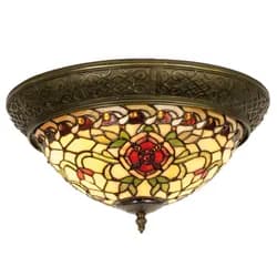 Stolní lampa Tiffany - 34*24*72 cm / E14/max 1*40W Clayre & Eef
