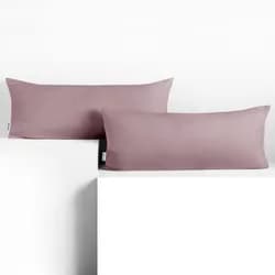 DecoKing Povlaky na polštáře Amber šeříkové, velikost 40x145*2