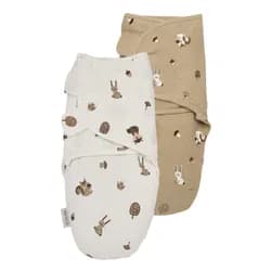 Meyco Zavinovačka 2-balení 4-6 měsíců - Forest Animals sand