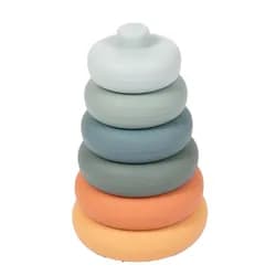 Bo Jungle Silikonová stohovací kousátka B-Silicone - Rounds