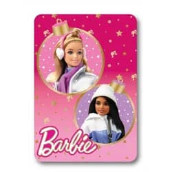Faro Dětská fleecová deka POLAR BARBIE II 100x140 cm růžová