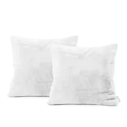 DecoKing Sada dvou povlaků na polštář Mic bílá, velikost 45x45*2