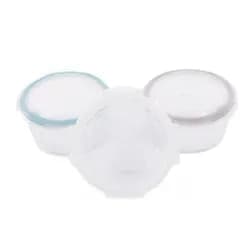Bo Jungle skleněné misky s víčky B-Glass Bowls 280ml - White/Grey/Blue