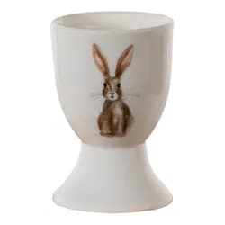 Dekorace králíček s kuřátkem na traktoru - 13*7*12 cm Clayre & Eef