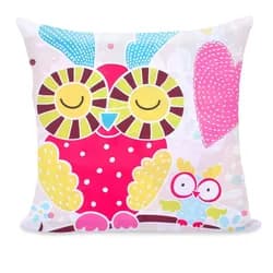 Povlak na polštář DecoKing Cute Owl 80x80 barevný, velikost 80x80