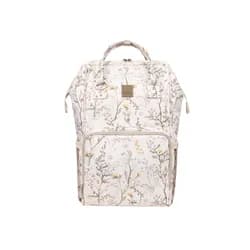 KikkaBoo Přebalovací batoh Siena Luxe Secret Garden Beige