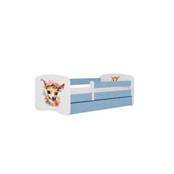 Kocot kids Dětská postel Babydreams Koloušek modrá, varianta 80x180, se šuplíky, s matrací