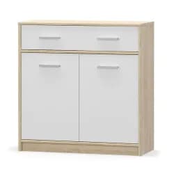 Casarredo Komoda 2D1S TIPS dub sonoma/bílá mat