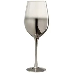 Sklenička na víno Silver Glass - Ø 9*26 cm J-Line by Jolipa