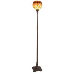 Stojací lampa Tiffany Oxford - Ø 27*184 cm 1x E27 / Max 60W Clayre & Eef