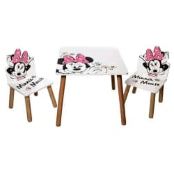 Arditex Dětský stůl s židlemi Minnie Mouse STAR0577
