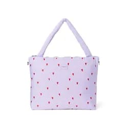 Studio Noos Puffy DIAPER BAG přebalovací taška Purple Hearts