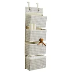 3 SPROUTS Závěsný organizér Recycled Gringham Beige