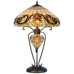 Stolní lampa Tiffany - Ø 46*76 cm Clayre & Eef