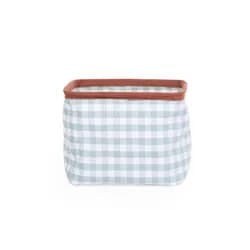 Childhome Koš na hračky 20x20x25 cm Vichy Sage Green