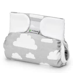 T-TOMI Ortopedické abdukční kalhotky - suchý zip White clouds (3-6kg)