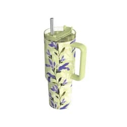 Quokka Nerezový termohrnek s brčkem Stream Matcha 1200 ml