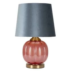 Mauro Ferretti Stolní lampa Helene Ball 50 cm modro-červená