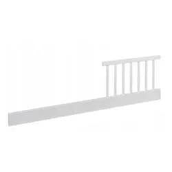 PETITE&MARS Bočnice k dřevěné postýlce univerzální Side White Wood