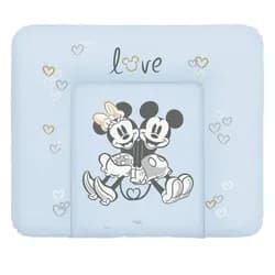 CEBA Podložka přebalovací měkká na komodu (85x72) Disney Minnie & Mickey - Blue
