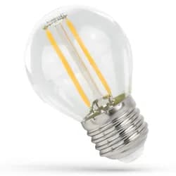 Spectrum LED LED žárovka KOULE 1W E27 COG neutrální bílá