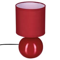 Atmosphera Stolní lampa v červené barvě SCANDI, 25 x 13 cm červený 116289C